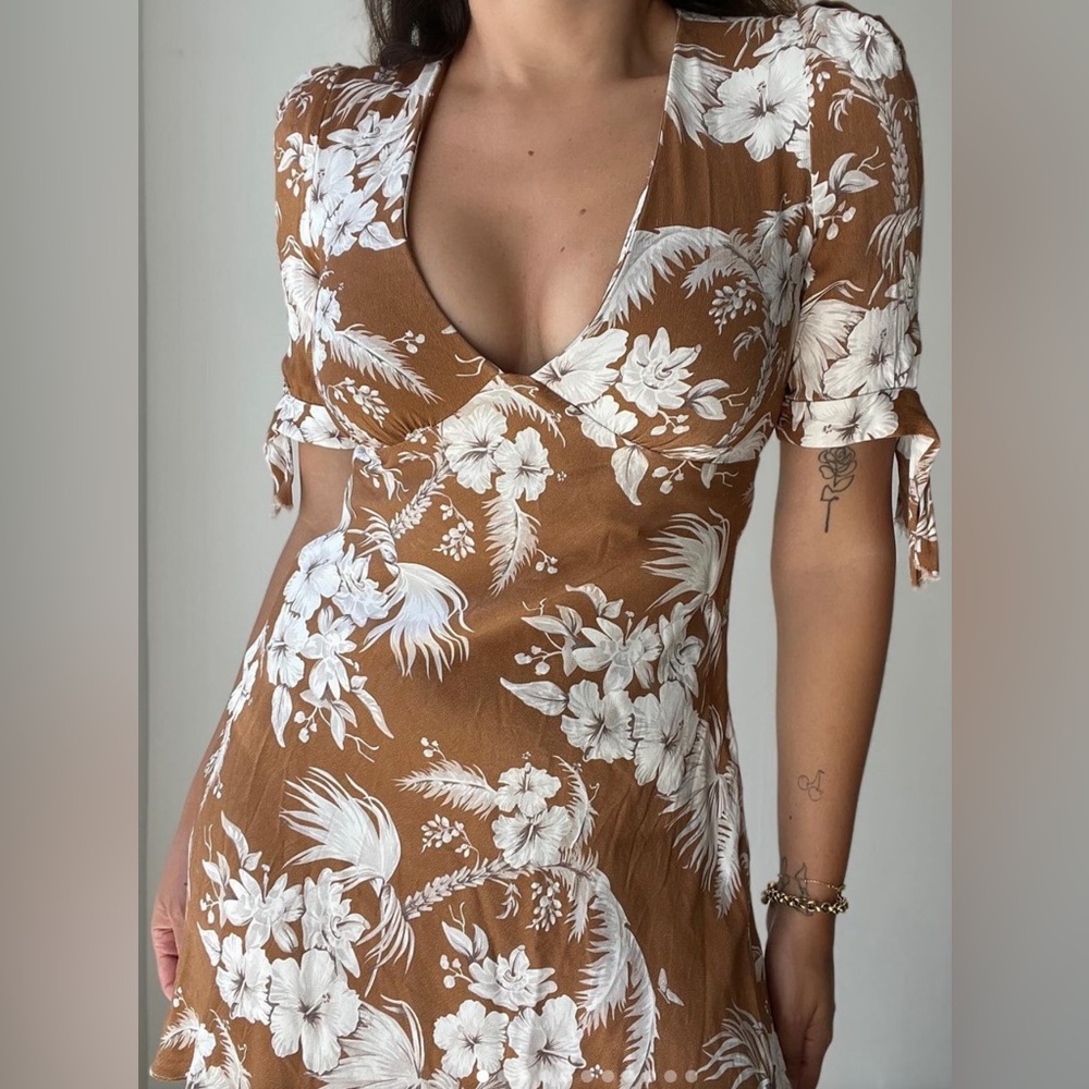 Shona Joy Satin Mini dress